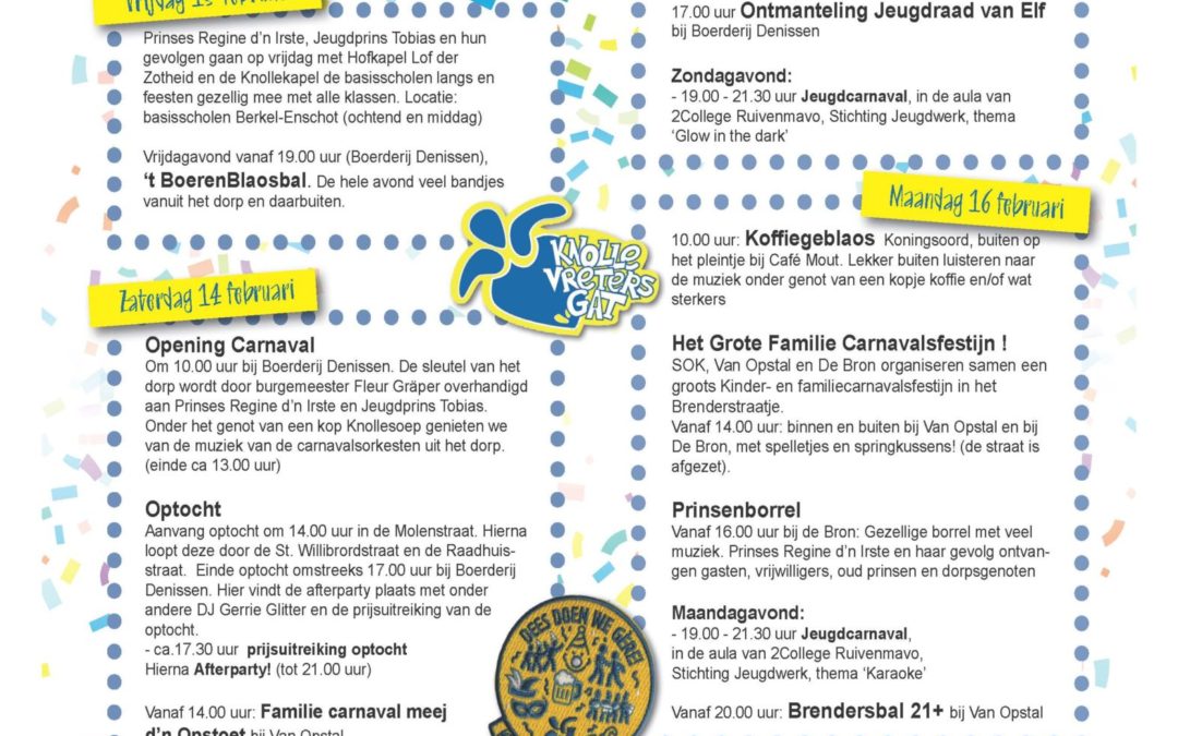 Het Spoorbuukske voor alle events